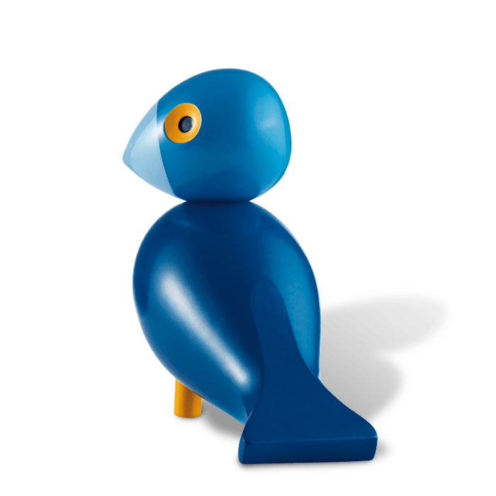 Figurka dekoracyjna SONGBIRD KAY niebieski Kay Bojesen    Eye on Design