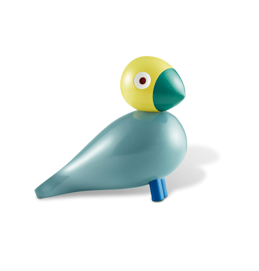 Figurka dekoracyjna SONGBIRD SUNSHINE turkusowy Kay Bojesen    Eye on Design