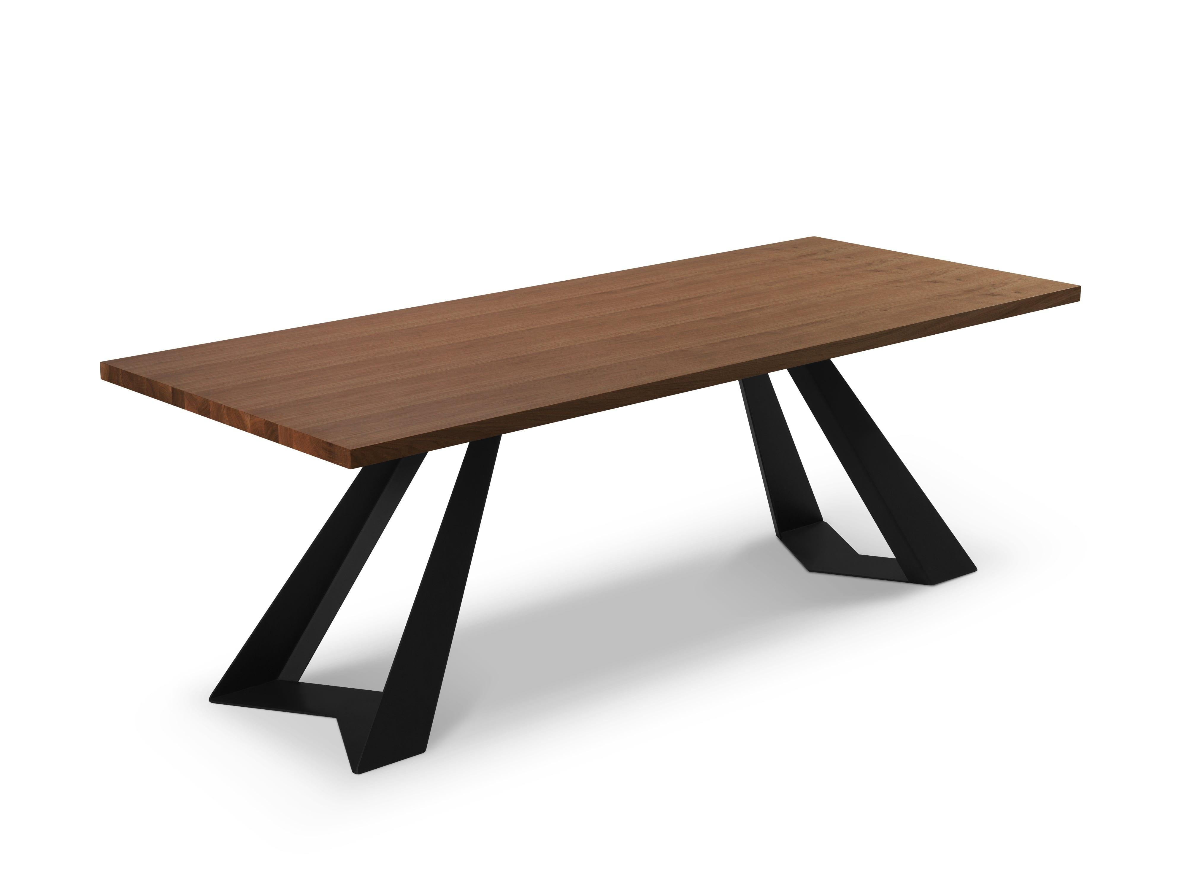 Stół z drewna dębowego INDUS ciemny dąb Windsor & Co    Eye on Design