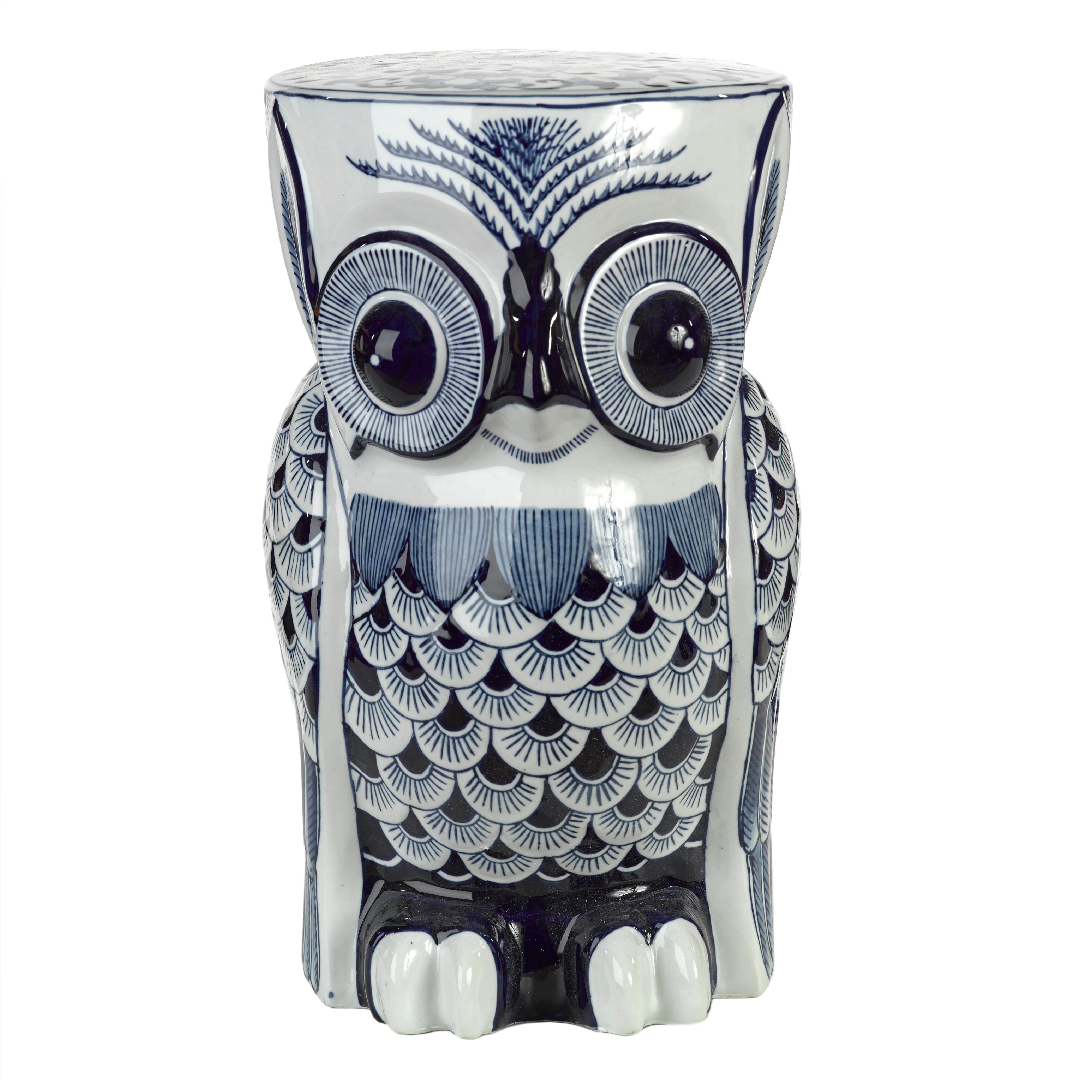 Stolik FLOWER OWL niebieski Pols Potten    Eye on Design