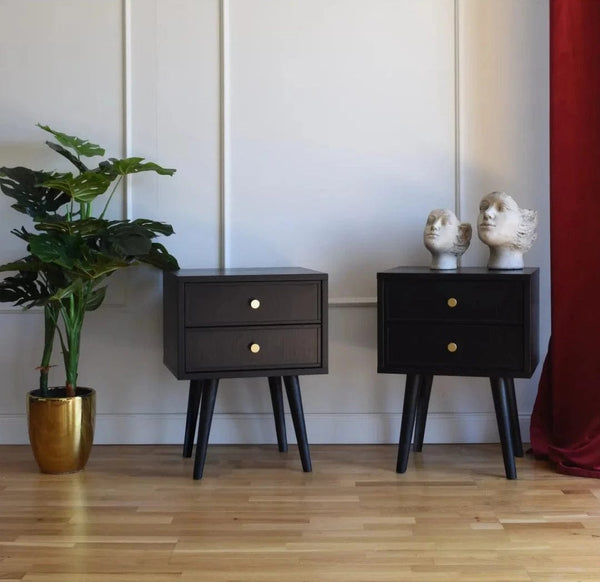 Szafka nocna BEDIE DUO czarny, Pastform, Eye on Design