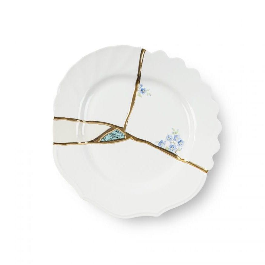 Talerz deserowy KINTSUGI #3 porcelanowy Seletti    Eye on Design