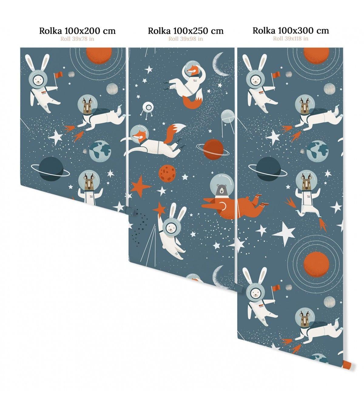 Tapeta ANIMALS IN UNIVERSE GRAY Wallcolors    Eye on Design