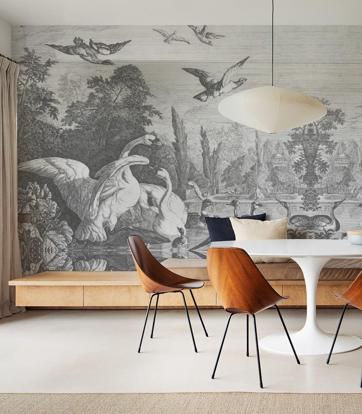 Tapeta BLACK SWANS Wallcolors    Eye on Design