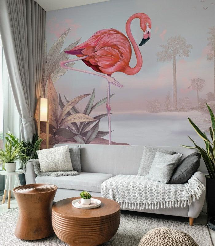 Tapeta CRIMSON FLAMINGO PINK Wallcolors    Eye on Design