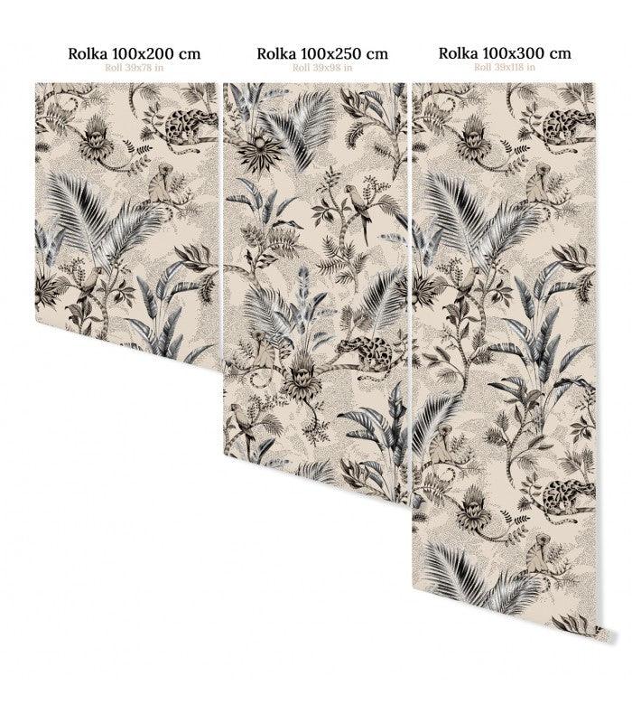 Tapeta JUNGLE TEAM BEIGE Wallcolors    Eye on Design