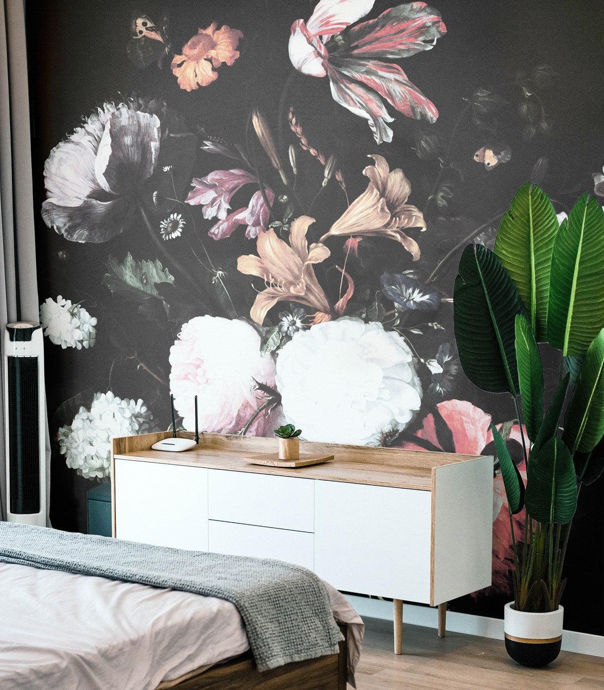 Tapeta MIDNIGHT FLOWERS Wallcolors    Eye on Design