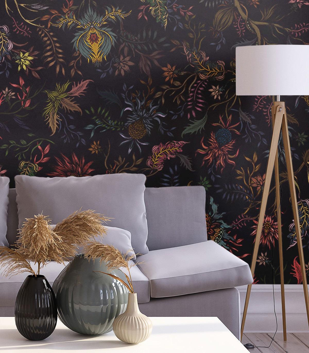 Tapeta NIGHT FLOWERS Wallcolors    Eye on Design