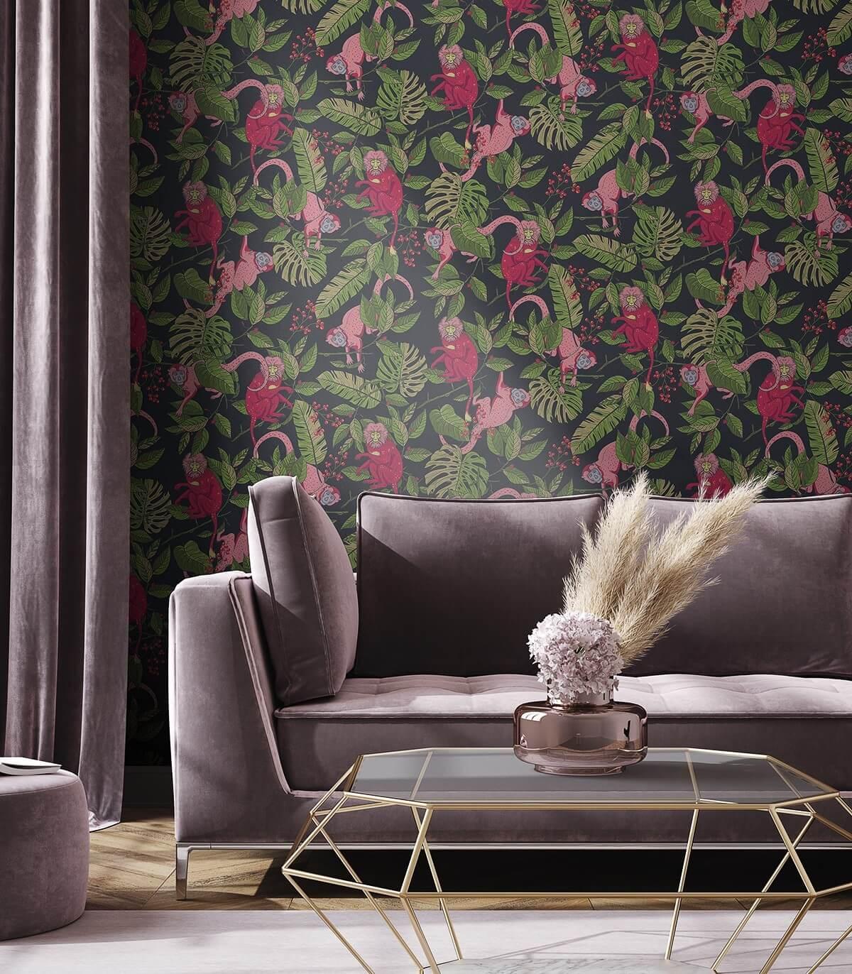 Tapeta PINK MONKEY Wallcolors    Eye on Design