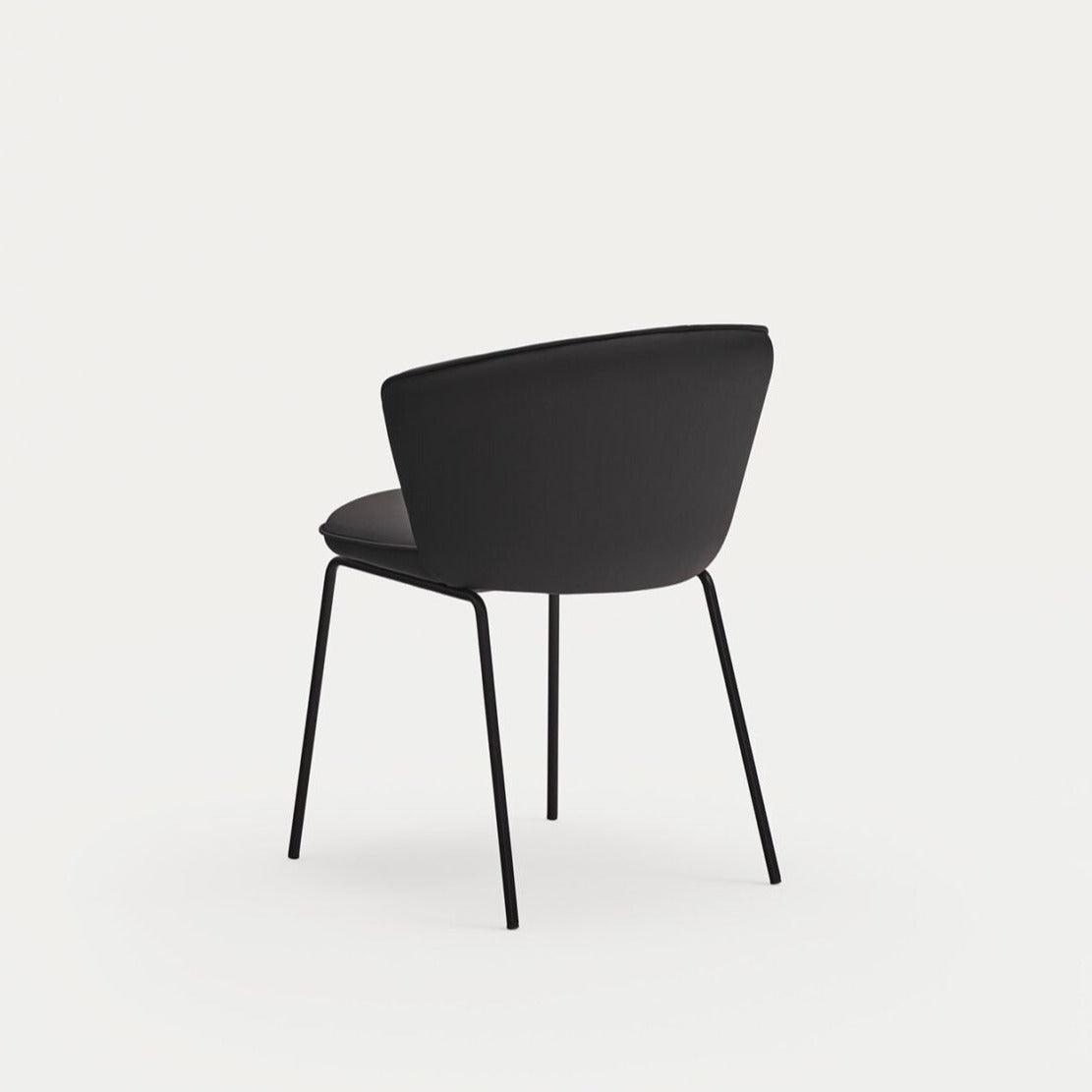Krzesło ADD ekoskóra czarna, Teulat, Eye on Design