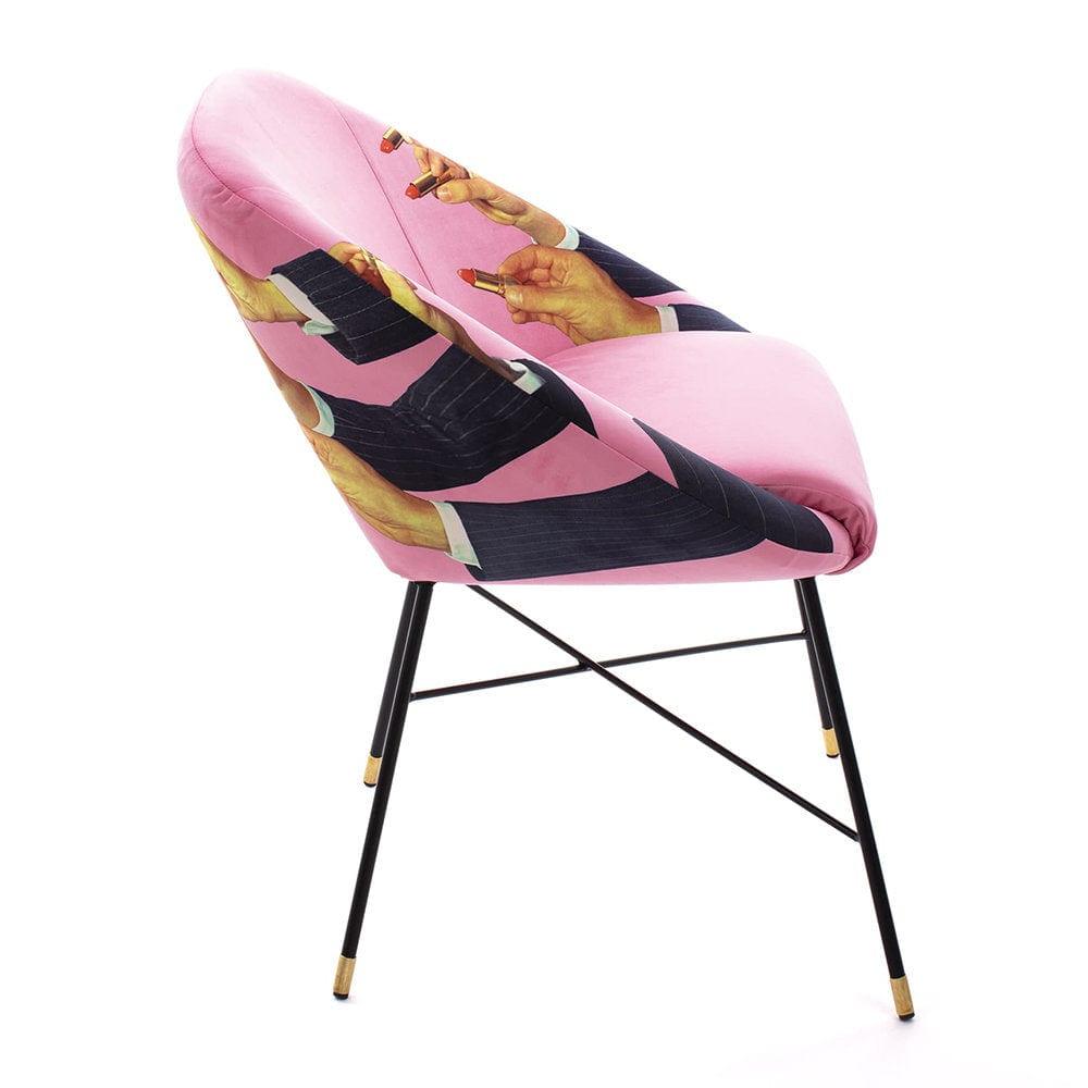 Krzesło LIPSTICKS różowy, Seletti, Eye on Design