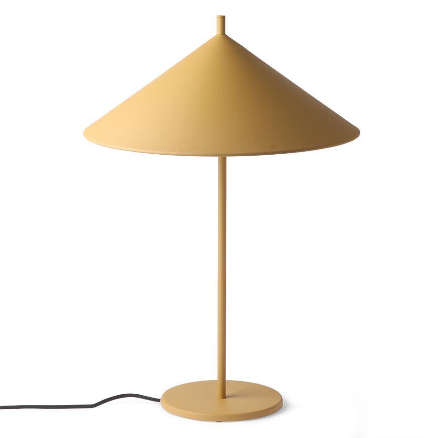 Lampa stołowa TRIANGLE musztardowy HKliving    Eye on Design