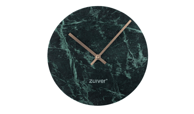 Zegar MARBLE TIME zielony Zuiver    Eye on Design