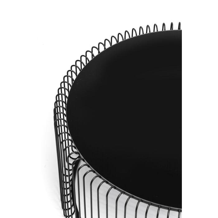 Zestaw stolików kawowych SHINE czarny Kare Design    Eye on Design